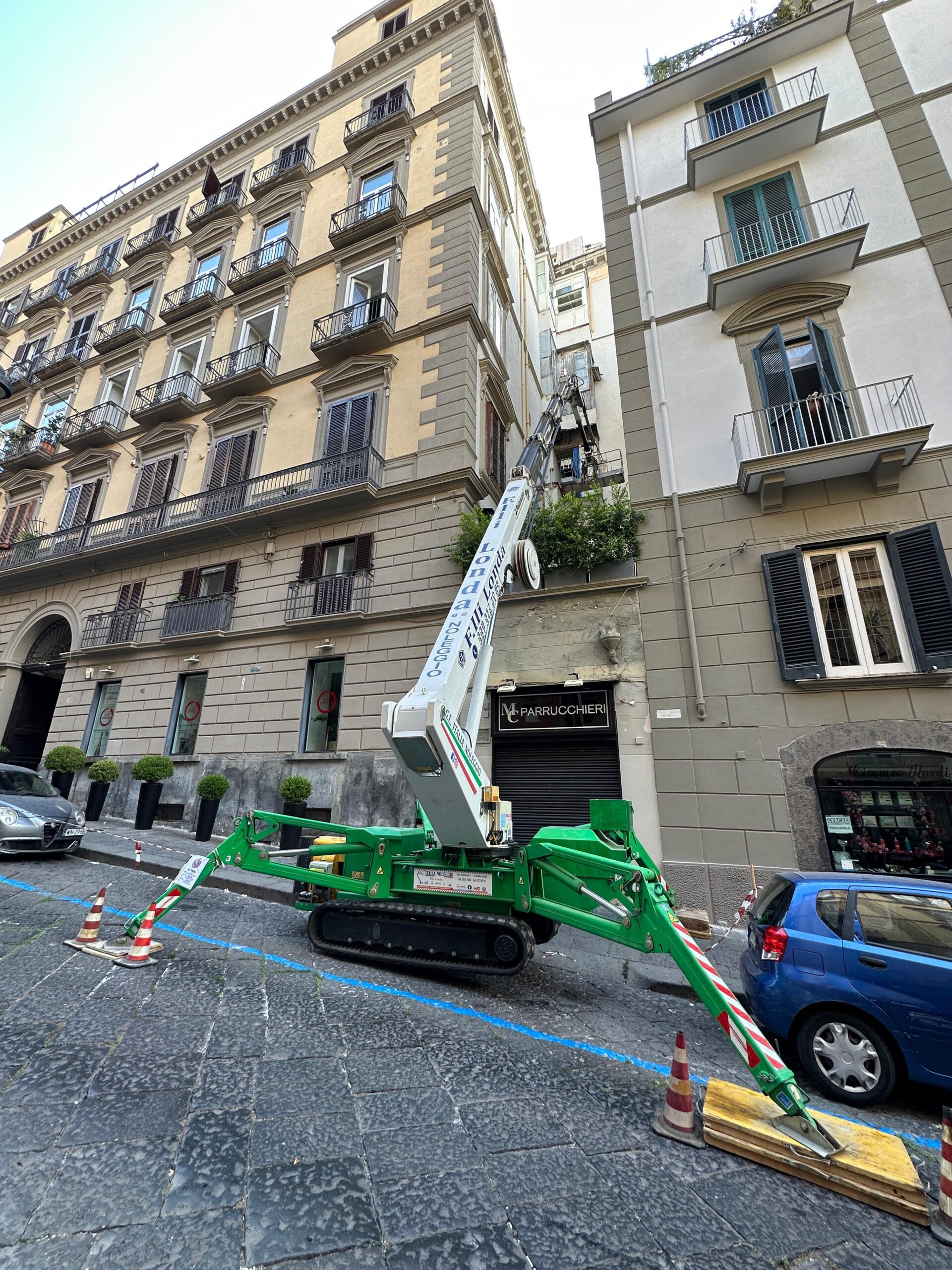 Manutenzione balcone condominio Via Mariano D’ayala Napoli