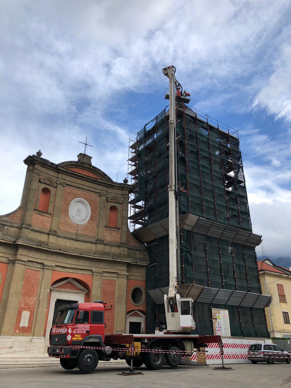 Manutenzione campanile chiesa Moiano (BN)