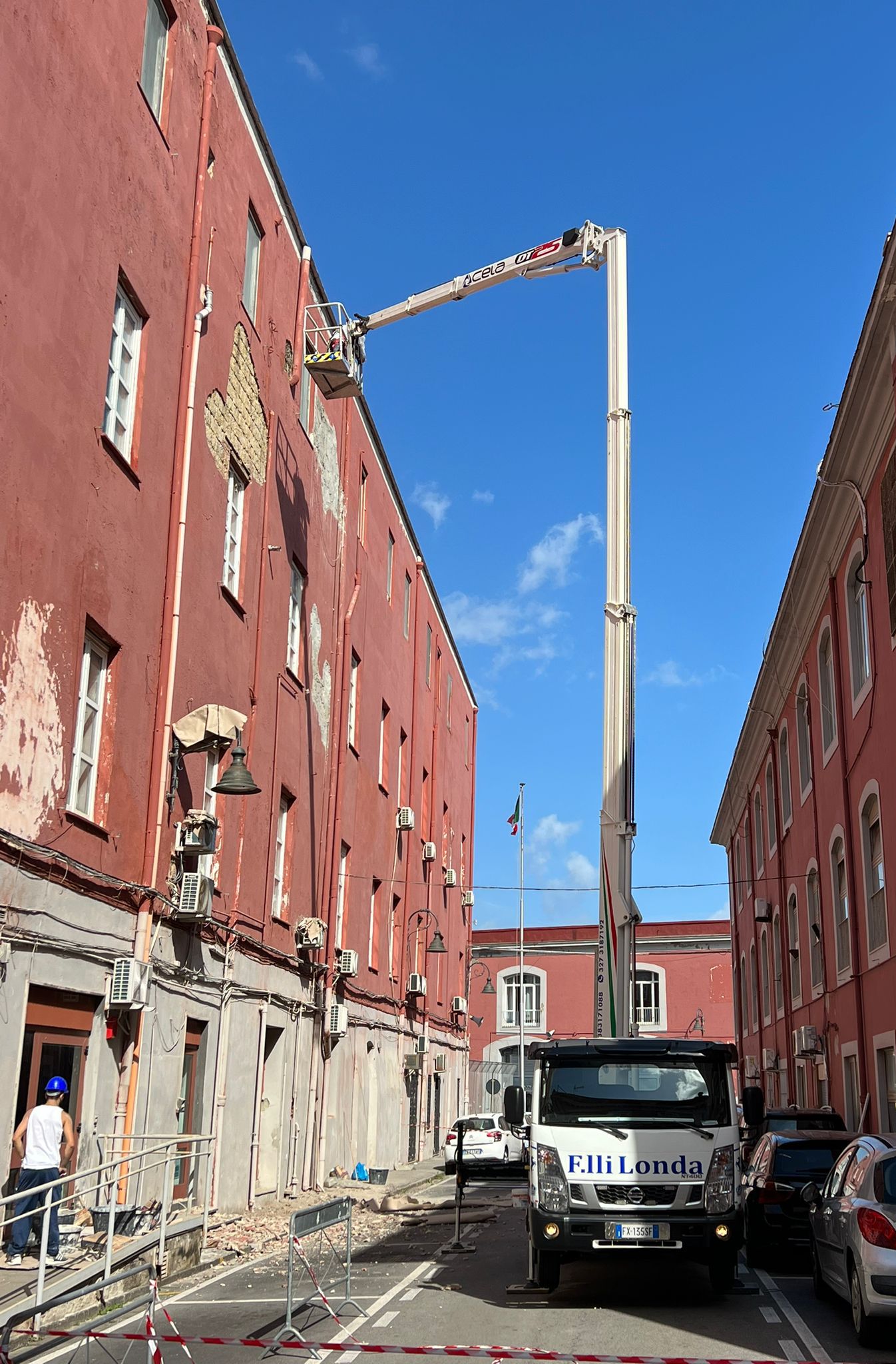 Spicconatura e messa in sicurezza Marina Militare quartier generale Napoli
