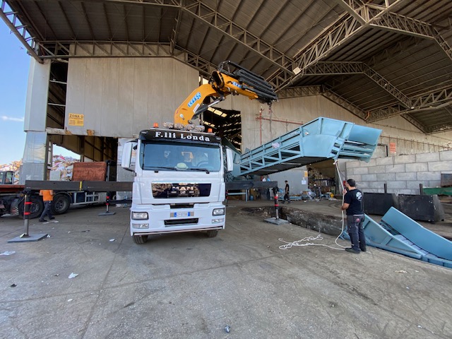 Sollevamento nastro presso Zona ASI Pascarola Caivano