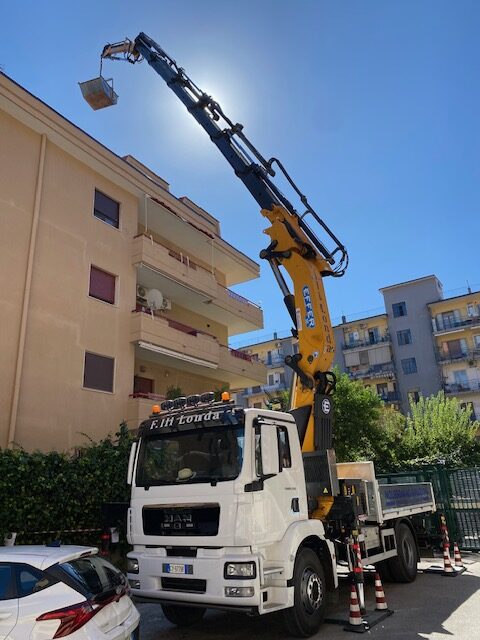 Sollevamento calcinacci presso Caserta